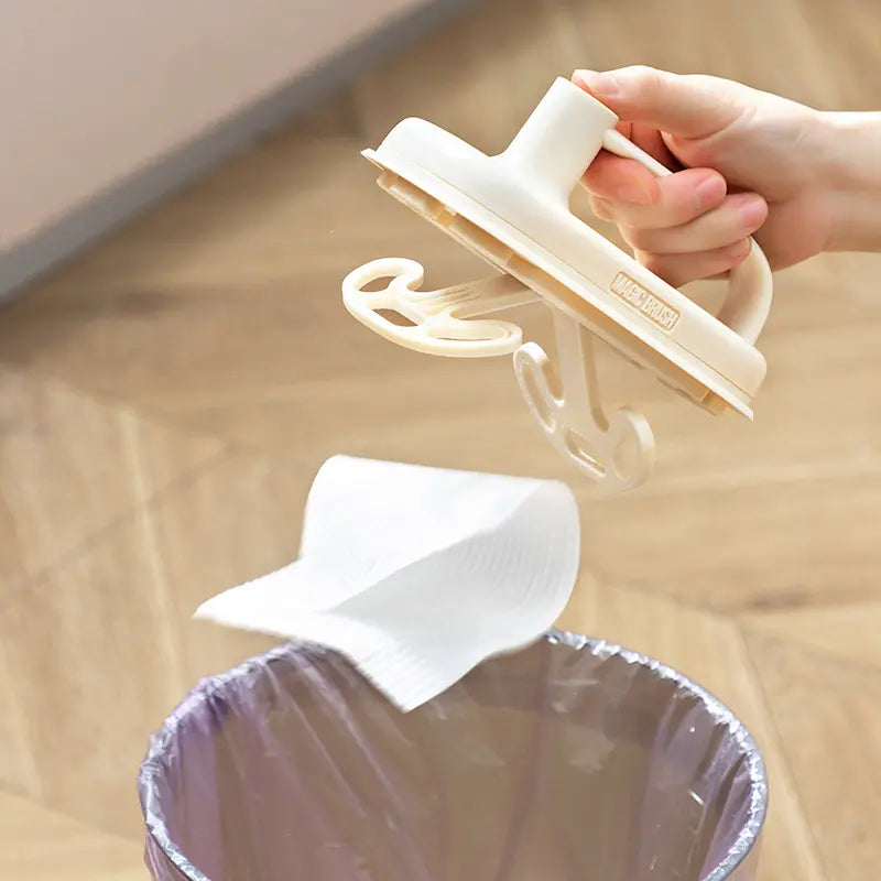 Kitchen Bathroom Toilet Cleaning Magic Brush Glass Wall Cleaning Bath Brush Handle Clean Brush Kitchen Gadgets