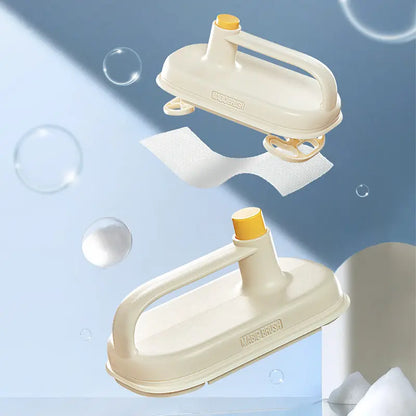 Kitchen Bathroom Toilet Cleaning Magic Brush Glass Wall Cleaning Bath Brush Handle Clean Brush Kitchen Gadgets
