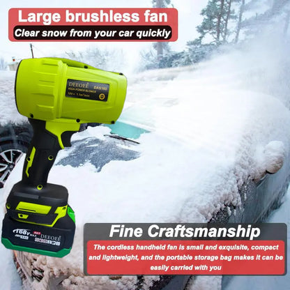 DEEOEE Turbo Jet Blower, Cordless Dust Air Blower, Portable Super Power Leaf Blower, Handheld Car Dust Cleaning Drying, Snow Removal, Outdoors